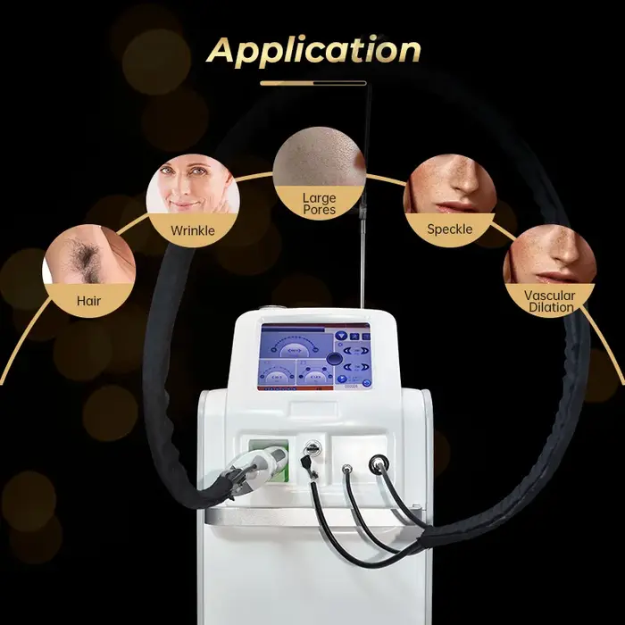 Machine de beauté professionnelle à laser Alexandrite et Ndyag à impulsions longues Alex Laser 755 1064 Gentle Pro pour l'épilation, directement de l'usine