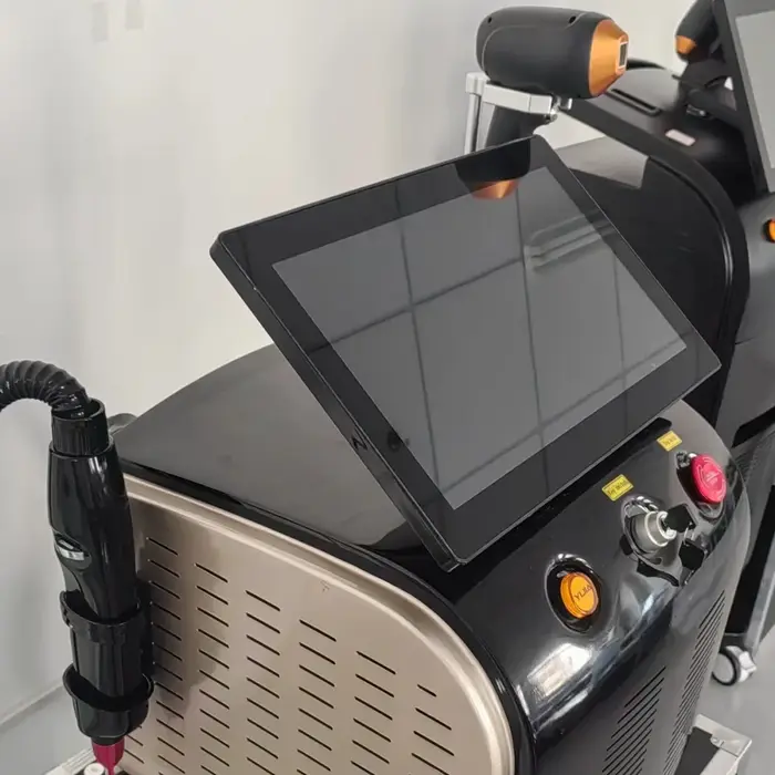 Nouvel appareil d'épilation au laser diode portable 755nm 808nm 1064nm 5000W Ice Platinum