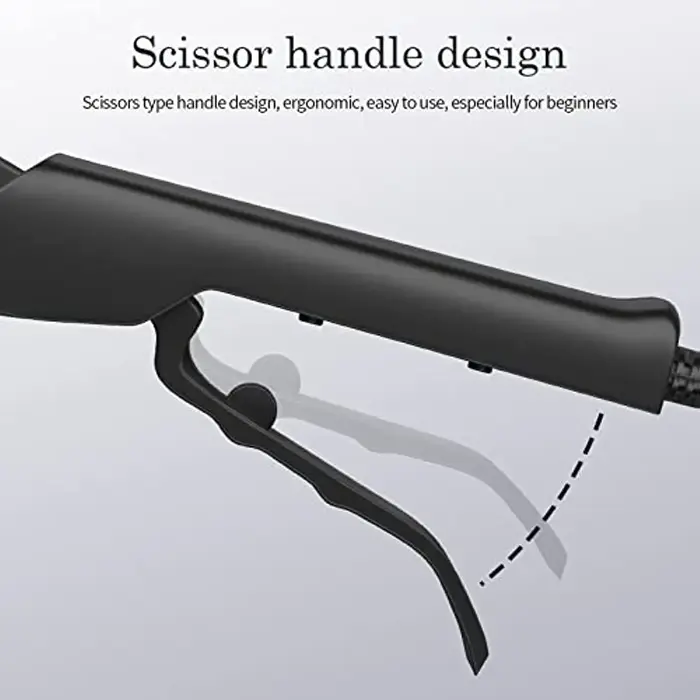Fer à friser professionnel pour cheveux volumineux, fer à onduler, fer à friser pour coiffure bouclé