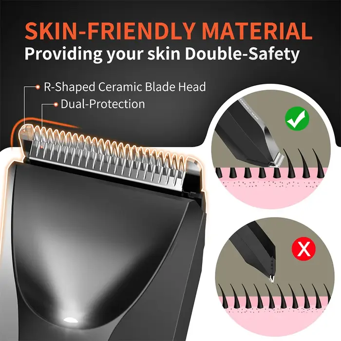 MAXGROOM rasoir pour hommes tondeuse à boules pour aine toilettage pubien corps