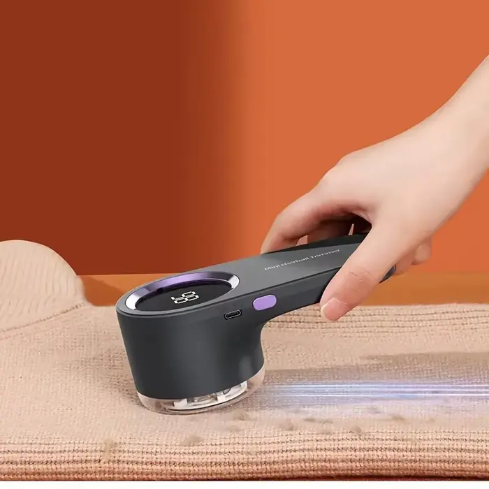 Boule d'épilation portable | Rasoir et tondeuse à vêtements à affichage numérique rechargeable par USB