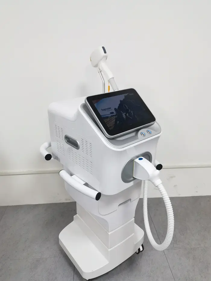 Épilateur Laser professionnel en titane glacé, épilation permanente, 4 longueurs d'onde, Diode Laser
