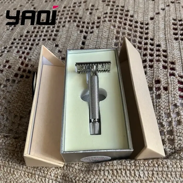 Rasoir de sécurité YAQI BAENZIGER en acier inoxydable 316 - Machine à couper les cheveux professionnelle de haute