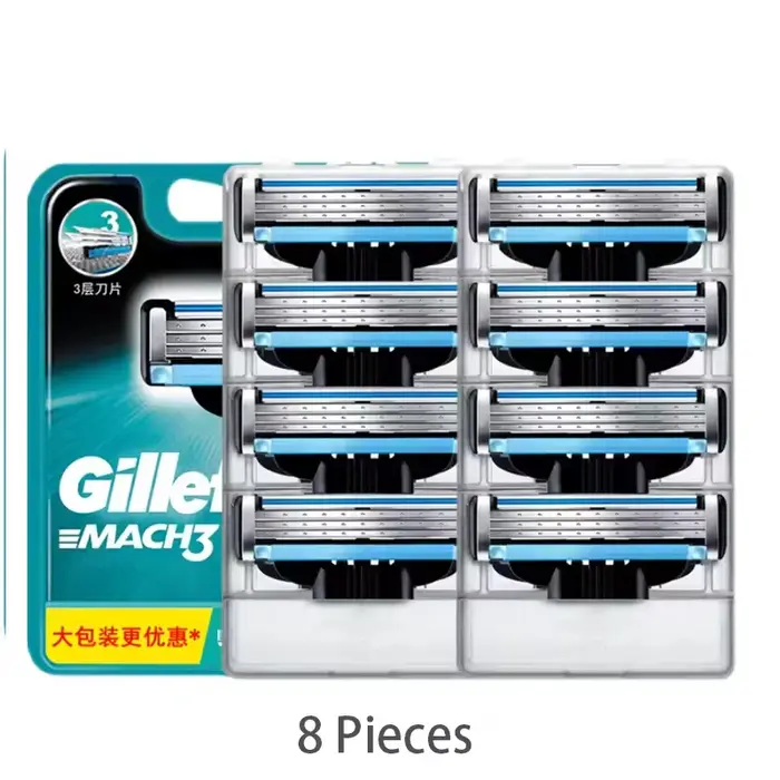 Recharges de lames de rasoir Gillette Mach3 pour hommes