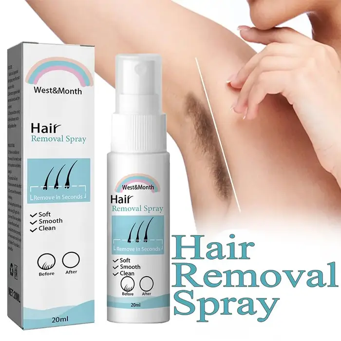 Spray d'identification des cheveux pour le rasage du visage, formule douce, épilation efficace pour les peaux sensibles