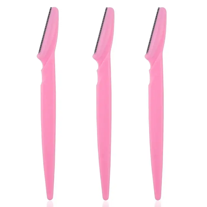 3/10 pièces épilation des sourcils coupe-épilation couteau de sécurité maquillage grattoir rasoir de