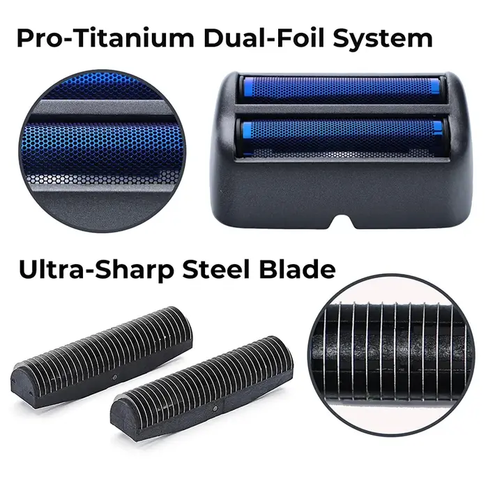 Kit de rechange pour rasoir électrique Babyliss Pro UV Double Foil FXLFS2