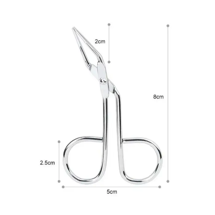 Pince à sourcils en forme de ciseaux