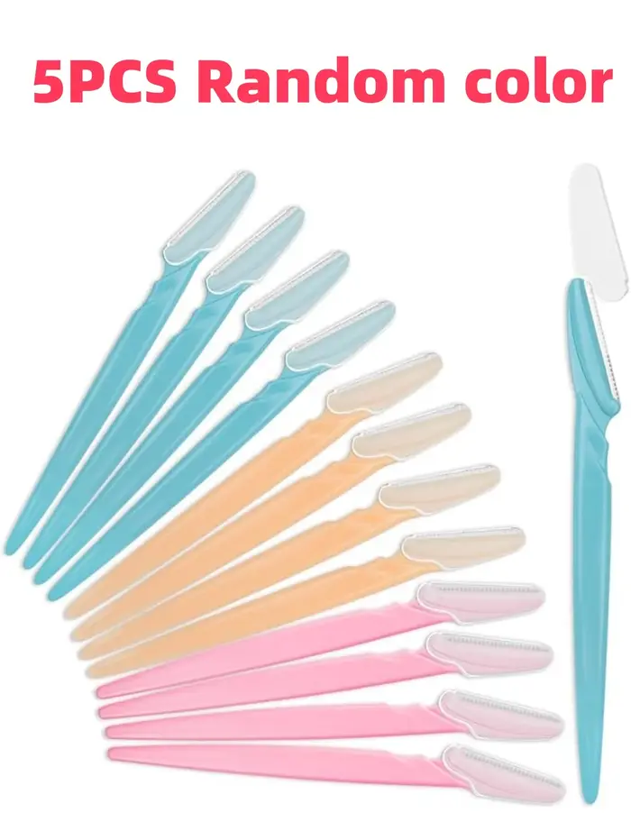 Ensemble de rasoir à sourcils polyvalent pour femmes et hommes, outil facile à utiliser, lames de ra