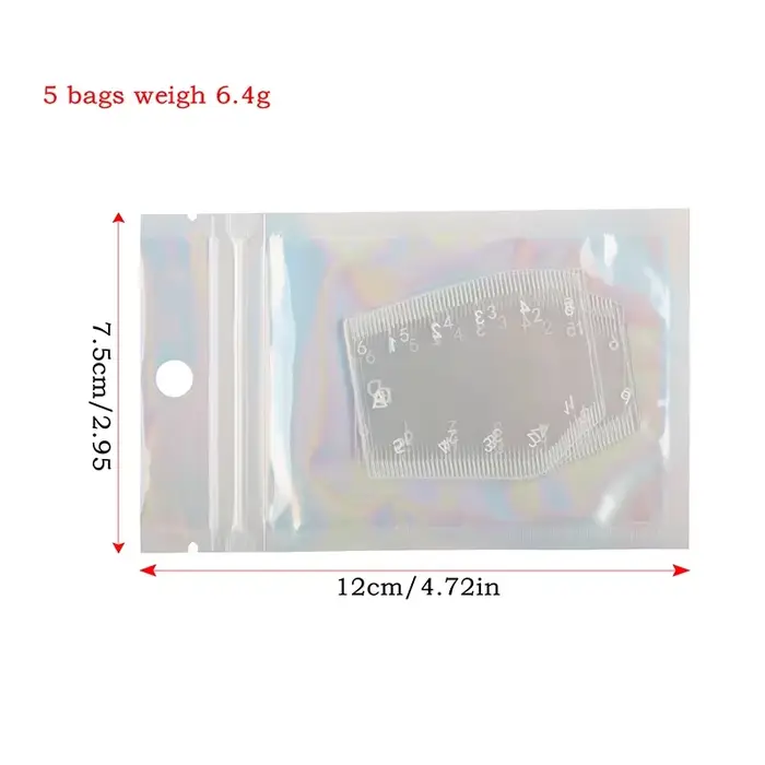 Pochoir de mise en forme des sourcils Durable, 5 pièces, Portable, instantané, dessin, conception de