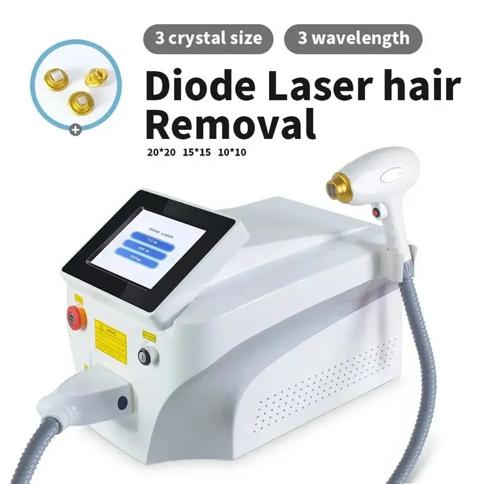 Machine professionnelle d'épilation au Laser à Diode 2026, 3 longueurs d'onde 808nm, équipement lase