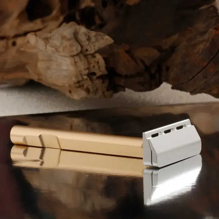 Rasoir de sécurité à lame simple YAQI Tachi en aluminium