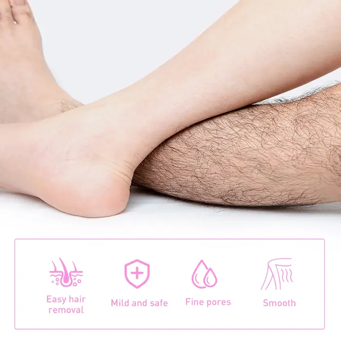 Spray d'épilation du corps inhibiteur de cheveux indolore aisselles jambe réduction