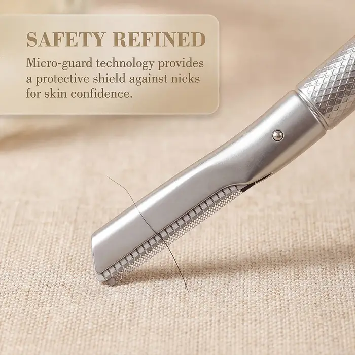Rasoir à sourcils en alliage de zinc de qualité supérieure