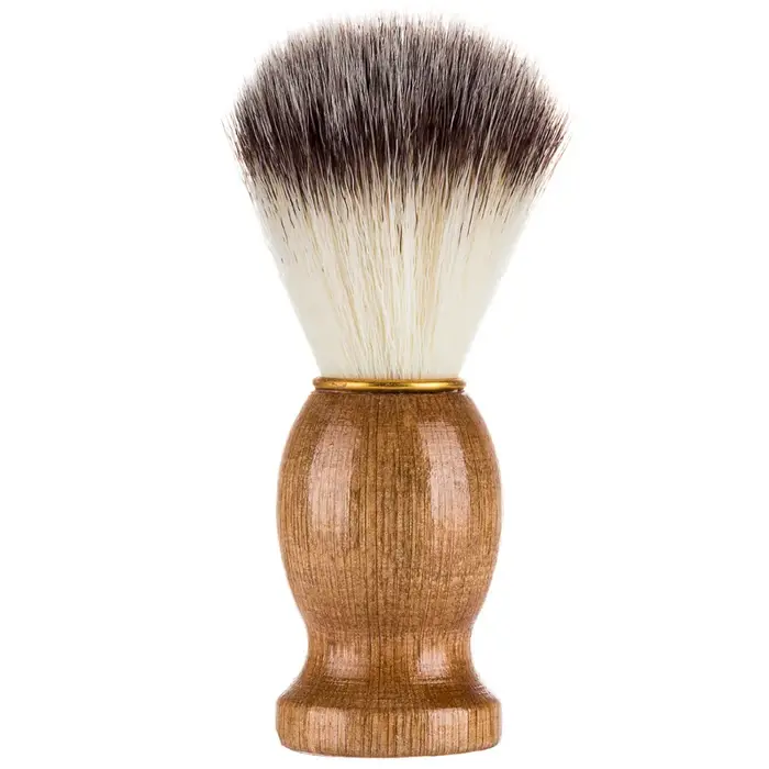 Brosse à raser pour hommes, outil de nettoyage de la barbe et du visage pour salon de coiffure, raso