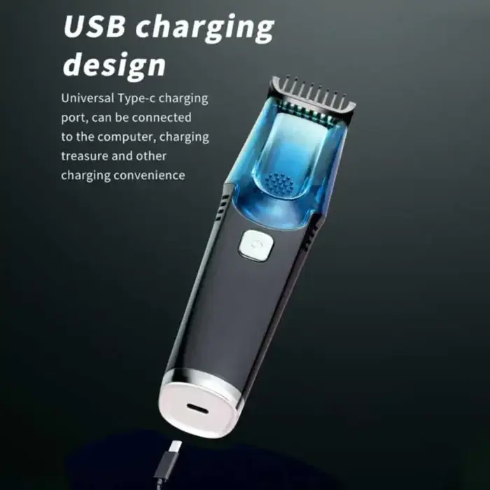 Tondeuse à barbe sous vide pour hommes