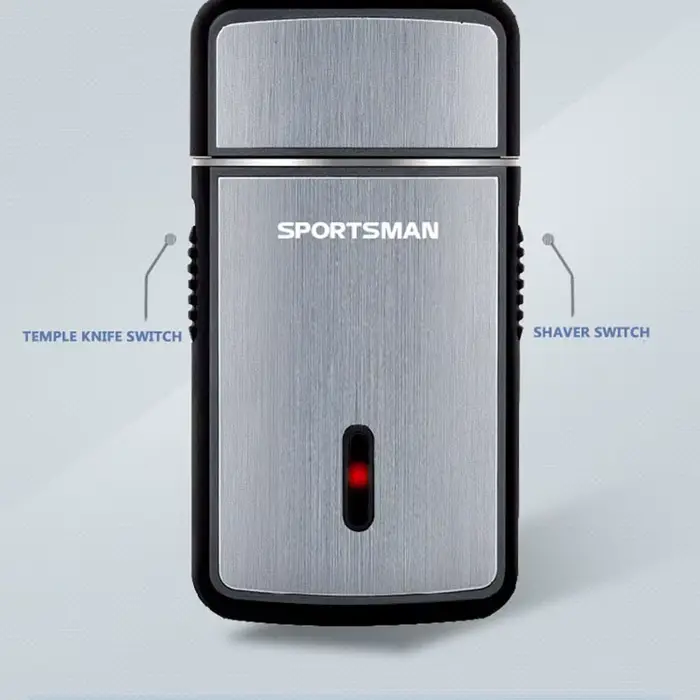 Mini rasoir électrique pour hommes, rasoir Portable multifonctionnel, couteau à barbe, chargeur USB,