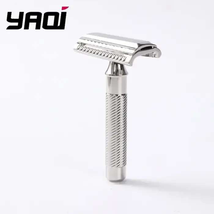 YAQI – rasoir de sécurité incliné 37 en acier inoxydable pour hommes