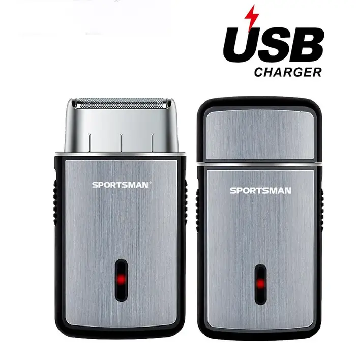 Mini rasoir électrique pour hommes, rasoir Portable multifonctionnel, couteau à barbe, chargeur USB,