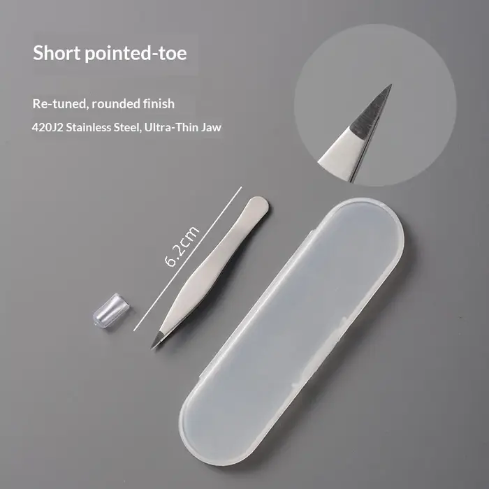 Pince à épiler de haute précision pour sourcils – petits outils de prélèvement utilisés pour enlever