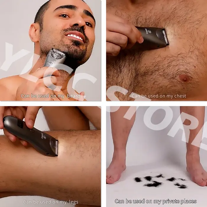 Épilation pubienne intime pour hommes tondeuse électrique d'aine rasoir masculin pour des zones sensibles