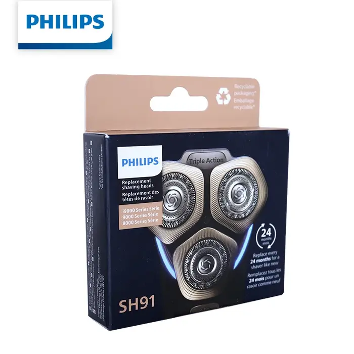 Tête de rasage Philips SH91, 1 paquet, pour les séries 9000 S9xxx et Prestige SP9xxx