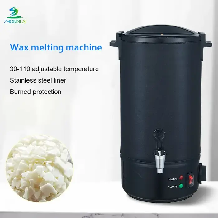 Machine de fusion de cire 220V 8L/10L, en acier inoxydable, chauffe-cire