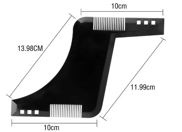 Modèle de barbe façonnant la barbe
