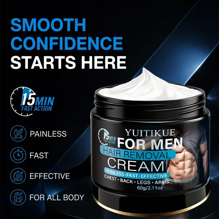 Crème dépilatoire YUITIKUE pour hommes