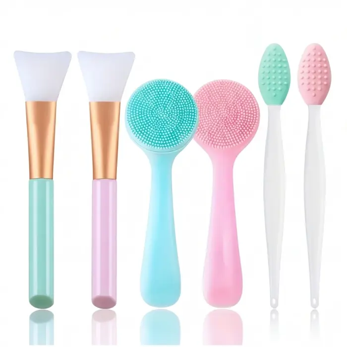 Kit de beauté pour le visage en silicone manuel