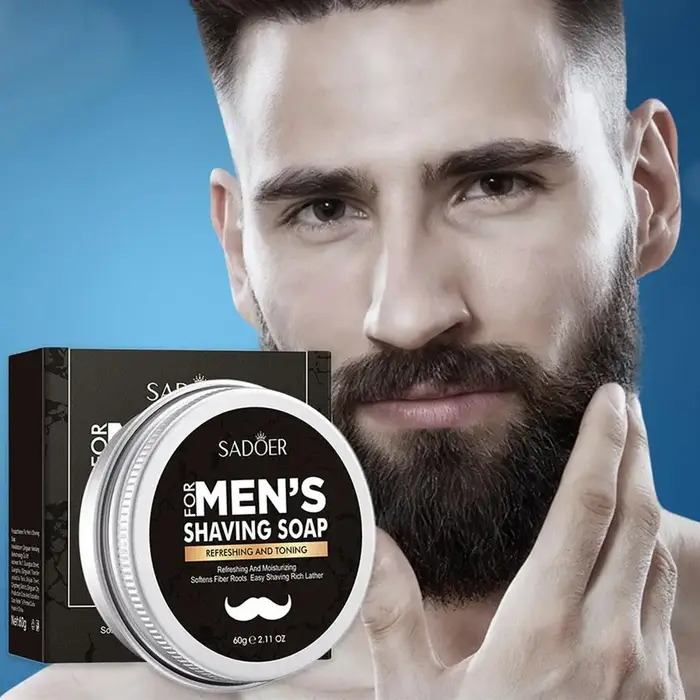 Savon à raser au bois de santal pour homme