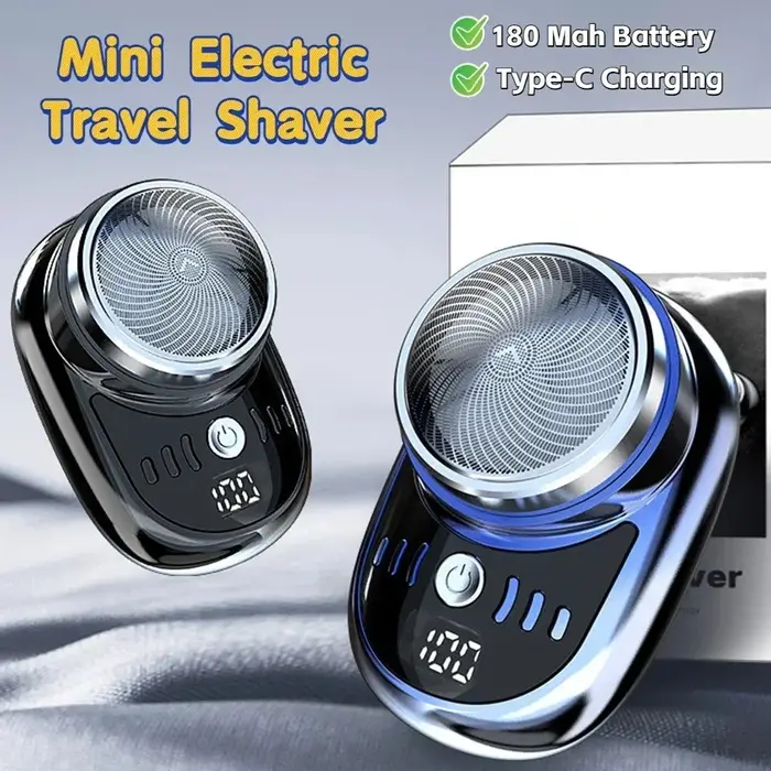 Mini rasoir électrique de voyage pour hommes
