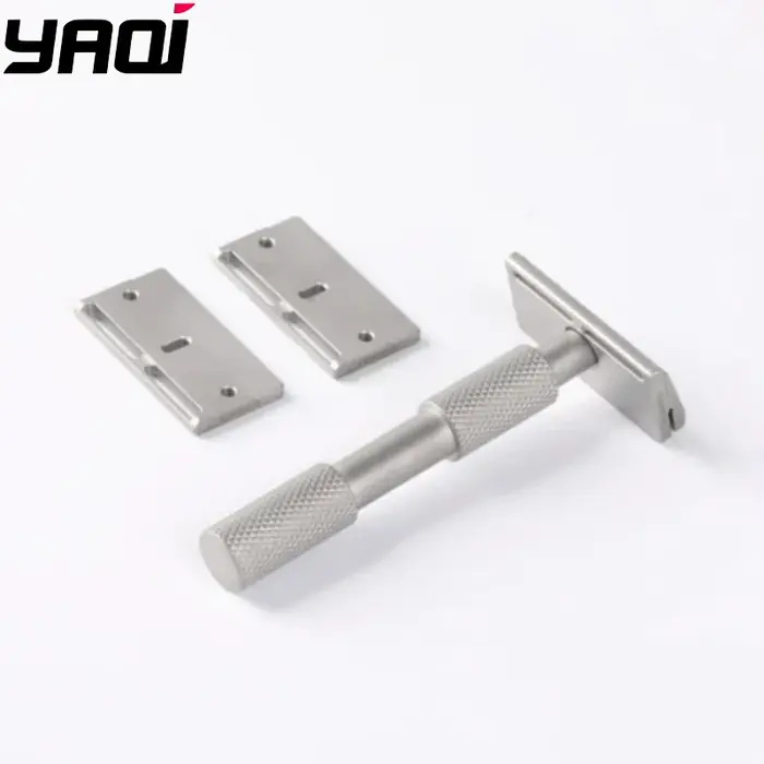 Rasoir de sécurité traditionnel YAQI Aileron GEM Blade 2026 avec 3 plaques pour un rasage lisse et confortable