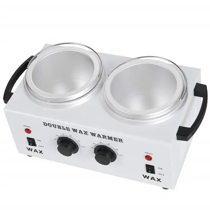 Chauffe-cire double pour paraffine, machine à cire dépilatoire pour SPA, épilateur pour mains et pieds, outil d'épilation