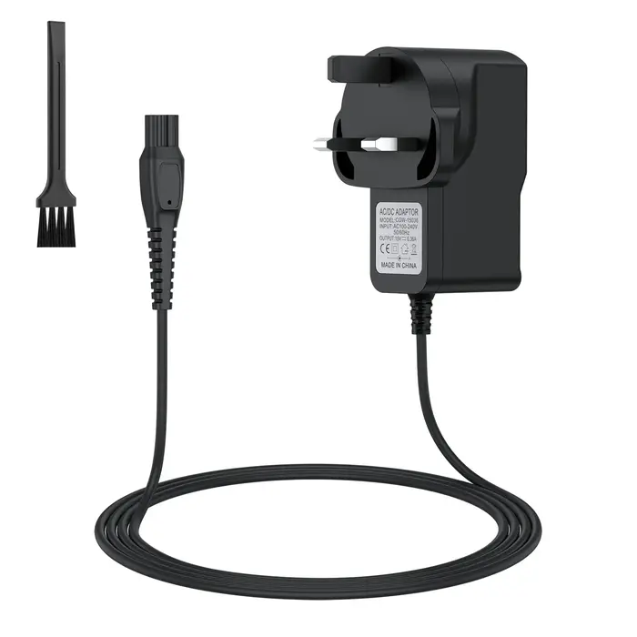 Cordon de chargeur de rasoir 15V UK EU US