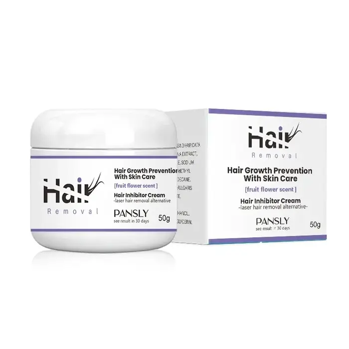 Crème dépilatoire 50g unisexe pour réduire la repousse des poils, crème dépilatoire permanente pour 