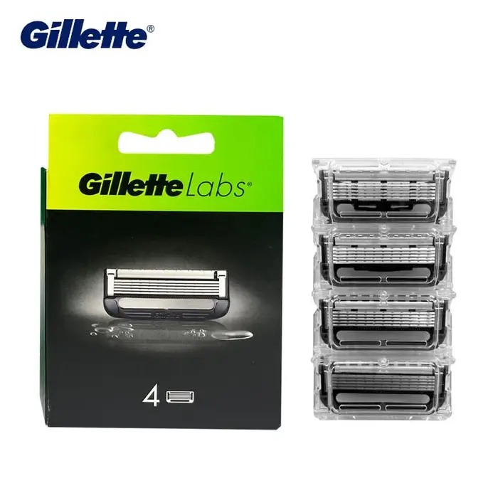 Gillette Labs Recharges de lames de rasoir pour hommes compatibles avec les poignées de rasoirs