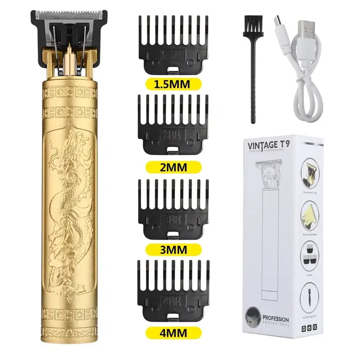 Ensemble de machine à couper les cheveux rétro T9 pour hommes