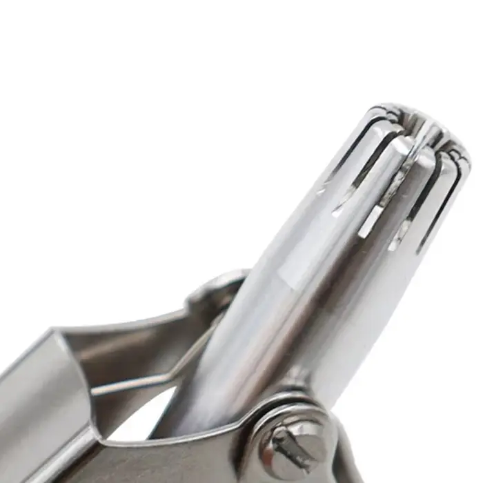 Tondeuse manuelle en acier inoxydable pour nez et oreilles