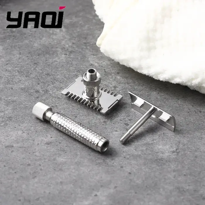 Yaqi Ultima – rasoir de sécurité réglable en acier inoxydable pour hommes
