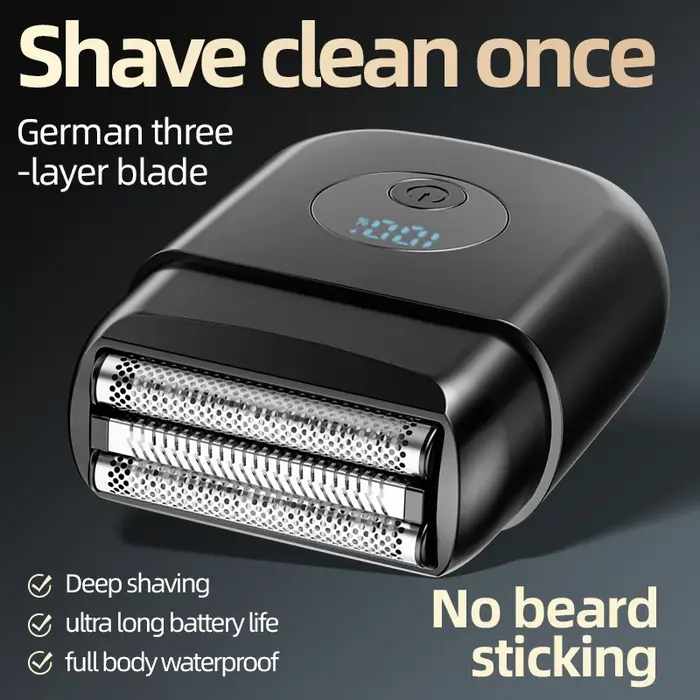 Rasoir électrique portable de voyage pour hommes