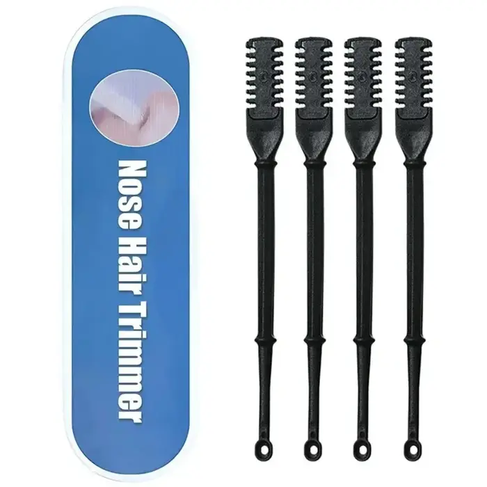 Tondeuse manuelle double tête pour poils du nez