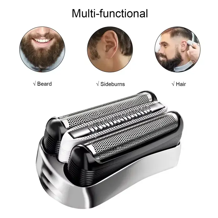 Tête de coupe en maille pour rasoir