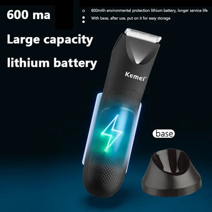 Kemei KM-1838 zone d'aine tondeuse à cheveux
