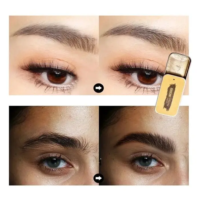 Gel fixateur de cire coiffante pour sourcils