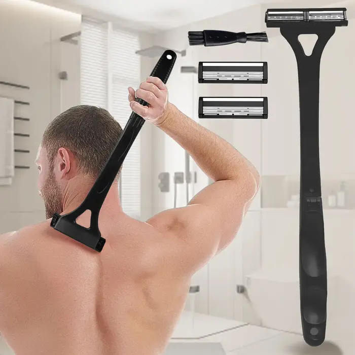 Rasoir arrière à manche Long pour hommes
