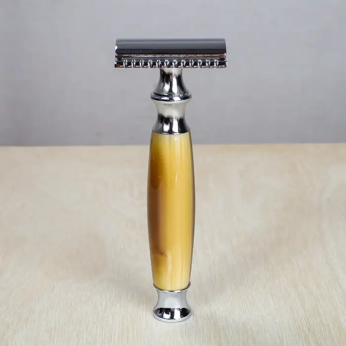 IRAZOR – Kit de rasoir classique à Double bords pour hommes, lame de rechange, rasoir manuel, bol de
