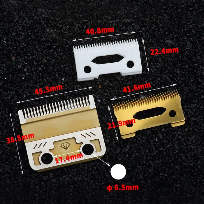 WAHFOX rainure dent conception Unique Pro 2 trous tondeuse à cheveux lames de remplacement ensemble pour Wahl