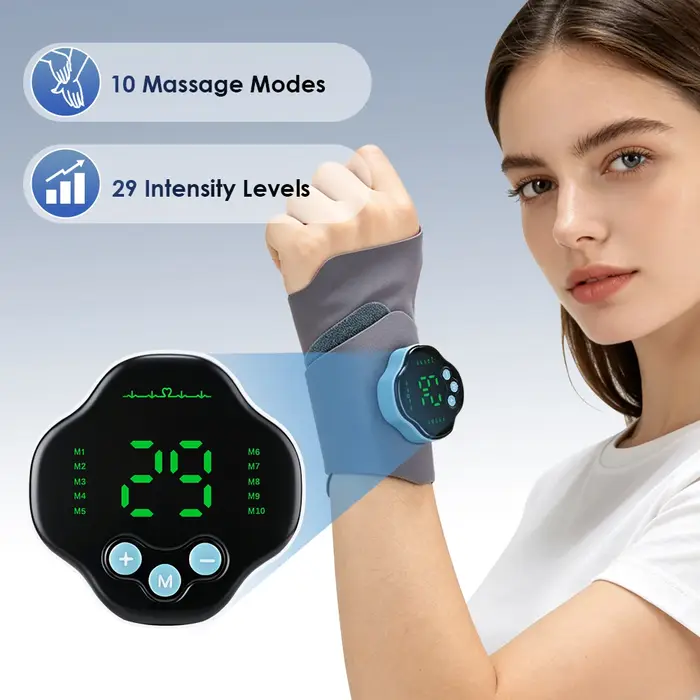 Masseur électrique pour les mains avec micro-courant EMS