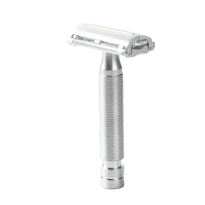 YAQI – rasoir de sécurité monarque de couleur chromée mate